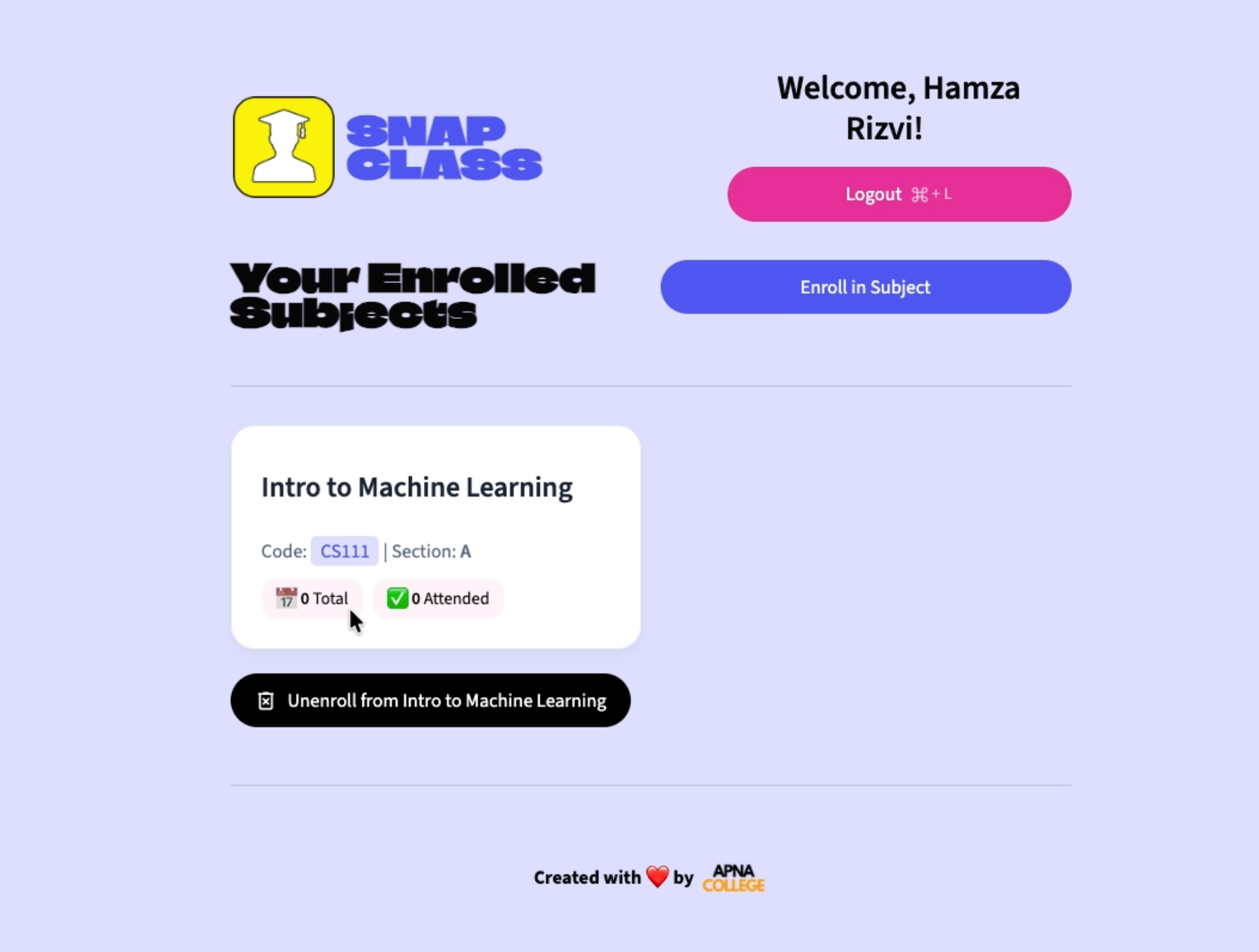 Student Dashboard
