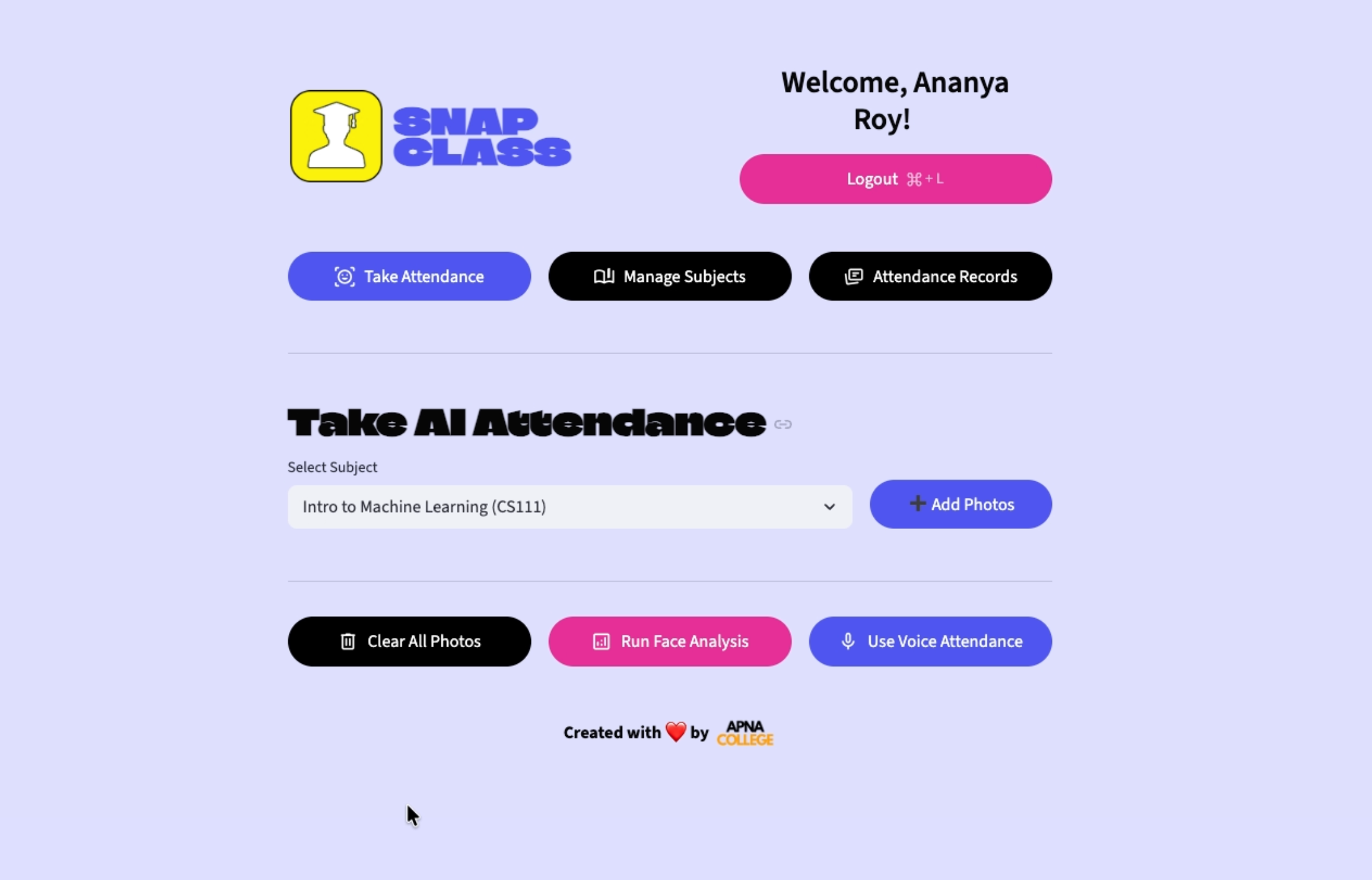 Teacher Dashboard